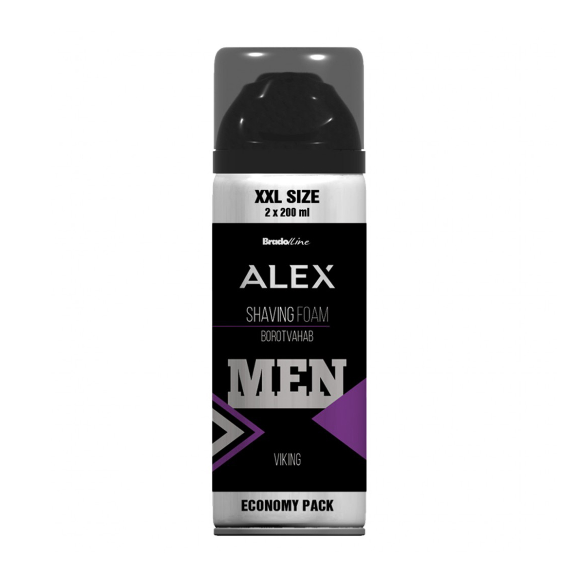 Чоловіча піна для гоління Bradoline Alex Men Viking Shaving Foam, 400 мл